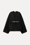 자라 공홈 토글 로브 숏 코트 SHORT KIMONO COAT WITH TOGGLE 4192/132 : bymim