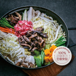 2~3인분 팔공산유통 능이마을 능이버섯 전골 밀키트 캠핑요리 소불고기전골 능이칼국수면 : 팔공산유통 능이마을