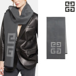 지방시 스카프 남성 여성 로고 울 머플러 목도리 그레이 GV4518 J5403 : JADESTORE