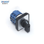 ZHUCO 전원 손잡이 선택 캠 회전 전환 스위치 패널 마운트 SZW26 LW26 20 64x64mm 48x48mm 20A 660V 2 상 8 나사 : 분당플렉스4