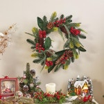 모던하우스 레드 베리 파인콘 리스 50cm_FV AF9124045 : NC 중앙로역점