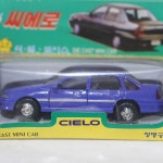 창명공업 씨엠토이스 대우자동차 씨에로 파란색 CIELO 미니카 : totoy