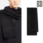 지방시 스카프 남성 여성 로고 울 캐시미어 머플러 목도리 GV3518 J5263 : JADESTORE
