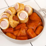 쿠즈락 빵소빵소 회오리핫도그 90g 낱개포장 쏘팡 냉동 업소용 크리스피 마약핫도그 : 바로키친