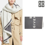 지방시 스카프 남성 여성 로고 양면 울 머플러 목도리 GW1418 J5237 : JADESTORE