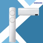 삼성 Q9000 비스 포크 2in1 멀티형 에어컨 56.2㎡+18.7㎡ 기본설치비 별도 실외기 포함 : 부영공조