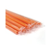일자 빨대 7x25 개별 주황 10,000개 1박스 (25cm 250mm) : 씨씨마트