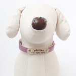 반려동물 이름표 고양이 강아지 반려견 애견 목줄 고양이 목걸이 편안한 순면 인디인식표 : 미소네임