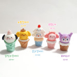 H0205 캐릭터 페이스 콘 5종 데코덴 파츠 탑꾸 폰꾸 재료 : 반달이네집