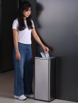 스윙휴지통 사무실 사각 뚜껑 업소용 버킷 철제 쓰레기통 빌딩 야외 대형 : 풍미로움
