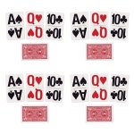 Bicycle 대형 프린트 플레잉 카드 (4팩) : 홍길동