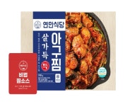 연안식당 살가득 특 아구찜 700g 6팩+비법소스 60g 6팩 : 비타상사