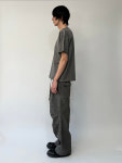 SAN263-1 다이드 티셔츠 Taped Dyed T-Shirt - Ash Gray : 찬스클로딩