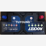 로케트 AGM80R R4  스타리아 GV70 로켓트 AGM80R-DIN 자동차 배터리 교체 : 밧데리의 맛