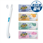 [시즌3] 이지드롭 변기크리너 신형핸들1개+걸이1개+리필 1팩(향선택) 변기솔 욕실청소 일회용 : 이지드롭