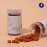 진짜육포 강아지 체중조절 소프트 국내산 간식 연어, 180g, 1개 : 개냥놀이터