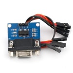 직렬 모듈 다운로드 라인 브러시 보드, RS232 to TTL 2 세대, MAX3232, 듀폰 와이어 4 개 전송 : 레드상사10