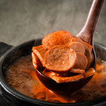 찬스푸드 가성비 햄폭탄 부대찌개 600g 4팩 라면사리 간편조리 세트 : 아재스토리영상샵