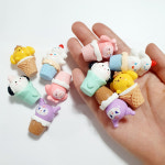 H0205 캐릭터 페이스 콘 5종 데코덴 파츠 탑꾸 폰꾸 재료 : 반달이네집