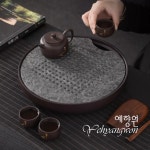 [다도 다구 호승] 예향원 순수공 원광 자사 원형 오금석 차판 T-7312 : 예향원