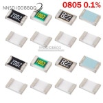 SMD 저항기 0805 0.1%, 1R ~ 220 330 ohm 개 : 레드상사14