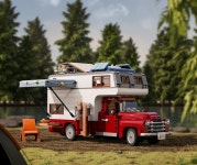 펀홀 F9012 캠핑카 LED 포함 풀박스 중국 호환블럭 : 뉴핀