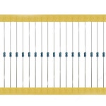 100Pcs 1  6W 금속 필름 저항기 0.125W % 0R 1R-910K 옴 K 4.7 : 레드상사14
