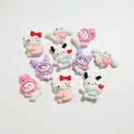 H0206 캐릭터 하트 천사 5종 데코덴 파츠 탑꾸 폰꾸 재료 : 반달이네집