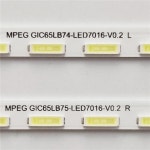 LED 스트립 램프, 65U8900C, GIC65LB74-LED7016-V0.2, L, R용, 68 : 레드상사16