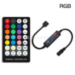 광산 LED 스트립 라이트 컨트롤러 RF 무선 리모컨 단일 색상 CCT RGB RGBW 램프 14 키 17 21 28 5V 12V 24V DC : 필승조명