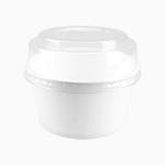 원형 종이용기 SL-HRP-12 (백색) : 일회용기 담을