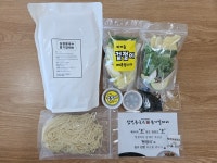 대구 옹기칼제비 수제비 손칼국수 47년 전통 원조 맛집 캠핑요리 칼국수 밀키트 2-3인분 : 삼정콩국수 옹기칼제비
