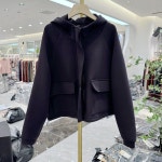 여성 겨울 집업 후드티 Hn H1832 패션 대형 포켓 박쥐 슬리브 캐주얼 후드 : 최고구매대행1