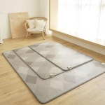 한일의료기 다이아 그레이 온열 카페트 한일 전기장판 거실매트 전기매트 더블 퀸 : 세일비즈코리아