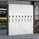 당구 큐대 보관함 거치대 당구장 케이스 홀더 스탠드 큐걸이 진열대 캐비닛 흰색 4도어(80개 열쇠잠금) : 오늘의두두