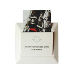 화이트 골드 실버 통합 스위치 패널 rfid 호텔 객실 벽 카드 삽입 전원 15 초 지연 : 분당플렉스4