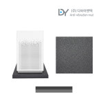 디와이엔텍 공기청정기 매트 진동 방진 패드 250x340x27mm 2개 : 디와이엔텍