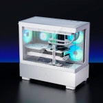 [앱코] U40M 화이트 웨일샤크 ARGB BTF PC 케이스 고성능 쿨링 시스템 : 공육일오 주식회사