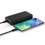 휴대용 20000mAh 대용량 보조배터리 휴대폰 패드 카메라 태블릿 고속충전 NEXT-20001QPB : 플렉스프리즘