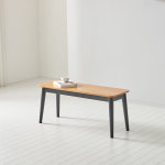 j0094 Sophia 2인벤치 의자 고무나무 원목의자 벤치의자 : 모어 가구