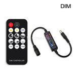 광산 LED 스트립 라이트 컨트롤러 RF 무선 리모컨 단일 색상 CCT RGB RGBW 램프 14 키 17 21 28 5V 12V 24V DC : 필승조명