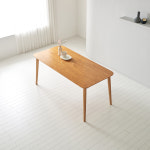 j0093 Sophia 1700테이블 식탁 책상 고무나무 원목테이블 : 모어 가구