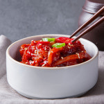60년 3대전통 저염숙성 광천 국산 오징어젓갈 무침 500g : 오팜 착한농장 장터