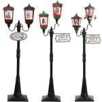 크리스마스 LED 가로등 오르골 무드등 카페 인테리어 멜로디 평행 빨강 시소 : 근성컴퍼니