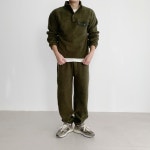 남자 기모트레이닝세트 겨울 츄리닝 남자 아노락 조거 커플 후리스세트 : MOMOCO