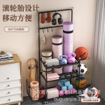 운동기구 보관함 헬스장 선반 다층 보관 랙 이동식 요가 매트 정리함 : 퍼플아카이브몰