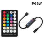 광산 LED 스트립 라이트 컨트롤러 RF 무선 리모컨 단일 색상 CCT RGB RGBW 램프 14 키 17 21 28 5V 12V 24V DC : 필승조명