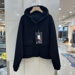 여성 겨울 집업 후드티 Hn H1832 한국어 버전 2024 패션 캐 : 최고구매대행1