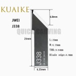 JWEI 블레이드 텅스텐 카바이드 블레이드 커터 조각 커팅 블레이드, JWEI J333 J338 J341 J342 J343 J344 J347 J354 J349-1, 10 개... 