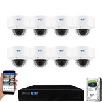 GW Security 16 채널 12MP NVR 8MP 4K 2.7-13.5mm 5X 전동 줌 24 /7 주야간 비전 방수 마이크 AI 돔 카메라, 인텔리전스 스마트 기능 탑재... 